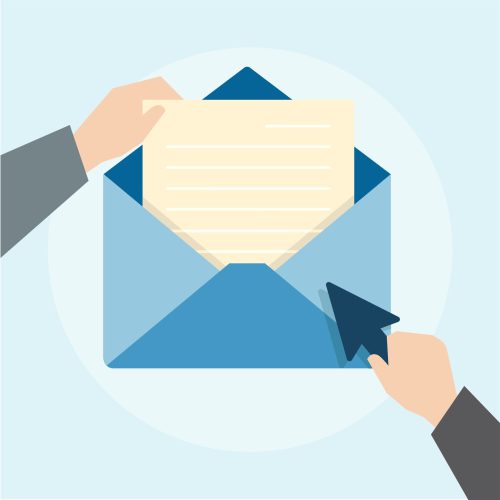 receiving and sending  correspondence